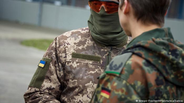 Pamje nga stërvitja e ushtarëve ukrainas në Mynster