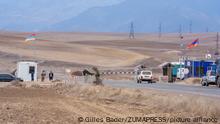 February 2, 2023, Latchin, Armenia: Armenia, military posts on the front line in the Latchine corridor, near the village of Aravus. Volunteers hold posts opposite the numerous Azeri posts (Credit Image: © Gilles Bader/Le Pictorium Agency via ZUMA Press