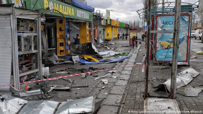 Ataque ruso dejó una estación de ómnibus en ruinas en Jersón.