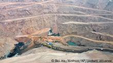 23.02.2023
In this aerial photo released by China's Xinhua News Agency, rescuers work at the site of a collapsed open pit coal mine in Alxa League in northern China's Inner Mongolia Autonomous Region, Thursday, Feb. 23, 2023. An open pit mine collapsed in China's northern Inner Mongolia region on Wednesday, killing multiple people and leaving dozens more missing, state media reported. (Bei He/Xinhua via AP)