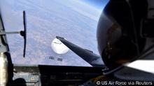 El Pentágono revela una foto del globo chino tomada desde un caza estadounidense