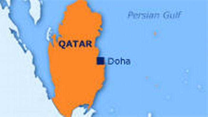 Karte Katar englisch
