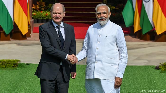 Deutschland Bundeskanzler Scholz in Indien
