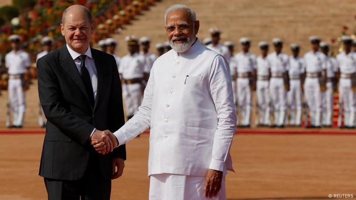 Deutschland Bundeskanzler Scholz in Indien