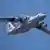 A Russian A-50 surveillance plane in mid-flight 
