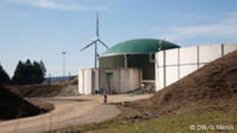 Biogasanlage im Energielandschaftspark Morbach Foto (DW)