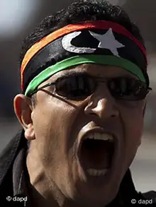 Deutschland Libyen Demonstration in Berlin gegen Gaddafi