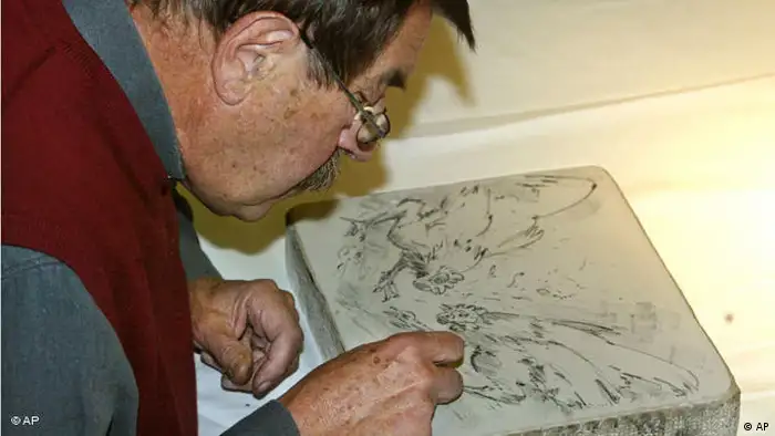 Günter Grass Schriftsteller Nobelpreisträger Flash-Galerie