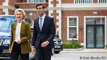 27/02/2023 Windsor *** Ursula Von der Leyen, Rishi Sunak