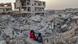 Children seen looking at debris in northern Syria after an earthquake struck the region Children seen looking at debris in northern Syria after an earthquake struck the region