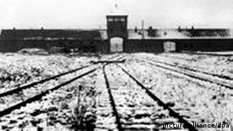 Gleise zu Konzentrationslager Auschwitz