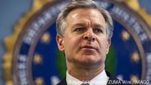 February 16, 2023: FBI Director Christopher Wray speaks during a visit to the Norfolk Field Office on Wednesday, Feb. 15, 2023, in Chesapeake, Virginia. - ZUMAm67_ 20230216_zaf_m67_002 Copyright: xKendallxWarnerx