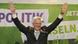 Winfried Kretschmann celebrating in Stuttgart after the first results showed his party's success in state elections Winfried Kretschmann celebrating in Stuttgart after the first results showed his party's success in state elections