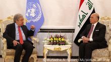 Guterres na ziyararsa ta farko a Iraki