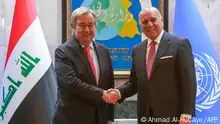 غوتيريش من بغداد: واثقون بأن العراقيين سيتغلبون على التحديات