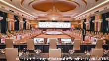 March 2, 2023**
A general view of the venue for the G20 foreign ministers' meeting in New Delhi, India, March 2, 2023. India's Ministry of External Affairs/Handout via REUTERS THIS IMAGE HAS BEEN SUPPLIED BY A THIRD PARTY. NO RESALES. NO ARCHIVES.