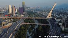 19/12/2022 FILE PHOTO: An aerial view shows a part of the urban area in the state of Nuevo Leon, where Tesla could build a new electric car plant, in Monterrey, Mexico December 19, 2022. REUTERS/Daniel Becerril/File Photo