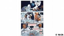 Comic 'La primera mujer' ('First Woman') von der NASA
Quelle: https://www.nasa.gov/specials/calliefirst/#laprimeramujer/44 
