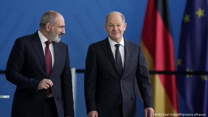 Bundeskanzler Olaf Scholz empfängt armenischen Ministerpräsidenten Nikol Paschinjan