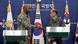 Los portavoces del Estado Mayor Conjunto surcoreano, Lee Sung-jun (derecha) y el de las Fuerzas estadounidenses en Corea (USFK), Isaac Taylor anunciaron las maniobras en Seúl. Los portavoces del Estado Mayor Conjunto surcoreano, Lee Sung-jun (derecha) y el de las Fuerzas estadounidenses en Corea (USFK), Isaac Taylor anunciaron las maniobras en Seúl.