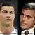 Cristiano Ronaldo, left, and George Clooney