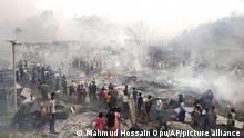 Bangladesch: Brand zerstört 2000 Hütten in Rohingya-Lager