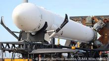 March 6, 2023: The Relativity Space Terran 1 rocket is seen in the Transporter Erector at Launch Complex 16 during a tour of at Cape Canaveral Space Force Station, on Tuesday, Dec. 6, 2022. - ZUMAm67_ 20230306_zaf_m67_024 Copyright: xRicardoxRamirezxBuxedax