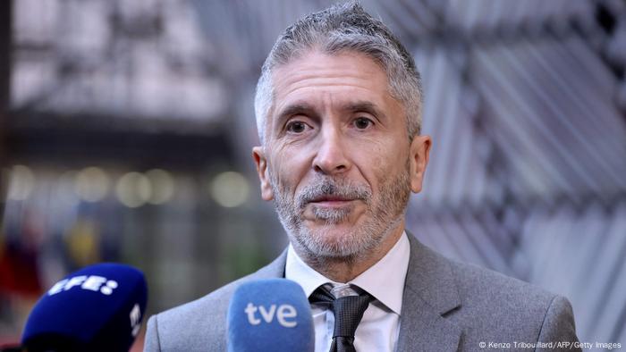 Belgien Brüssel | Pressekonferenz Innenminister Spanien | Fernando Grande-Marlaska