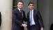 French President Emmanuel Macron and UK Prime Minister Rishi Sunak shake hands outside the Elysee Palace in Paris on March 10, 2023 French President Emmanuel Macron and UK Prime Minister Rishi Sunak shake hands outside the Elysee Palace in Paris on March 10, 2023