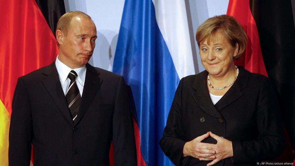 Vladimir Putin i Angela Merkel u Drezdenu 2006.