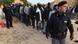 Migrants from North Africa on the Italian island of Lampedusa Migrants from North Africa on the Italian island of Lampedusa