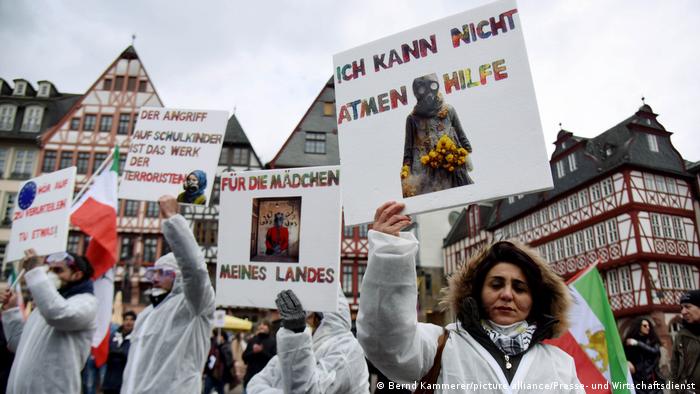 Solidarität mit Iran Protest in Frankfurt