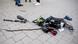 Video and audio equipment lies on the ground broken after journalists were attacked in Berlin Video and audio equipment lies on the ground broken after journalists were attacked in Berlin