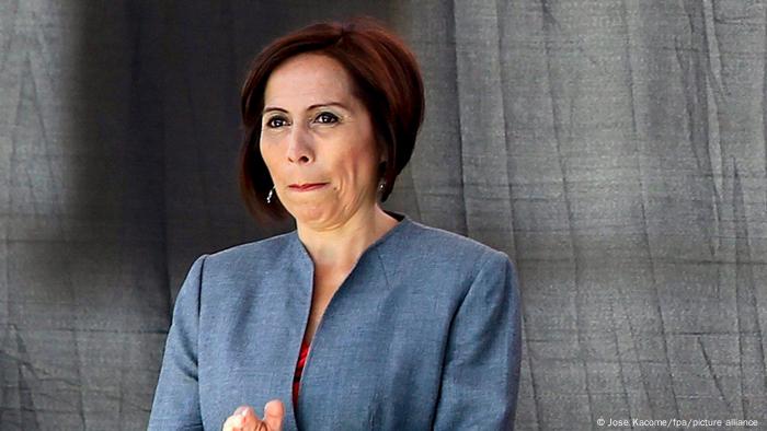 María de los Angeles Duarte, exministra ecuatoriana, hoy exiliada en la Embajada de la República argentina en Caracas
