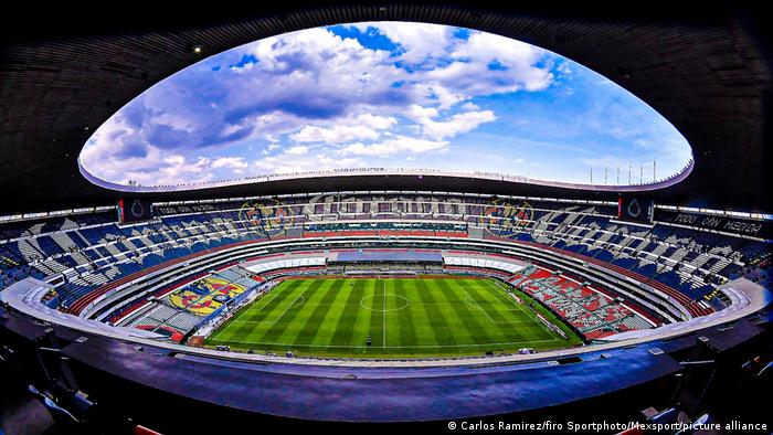 El Estadio Azteca de la Ciudad de México.