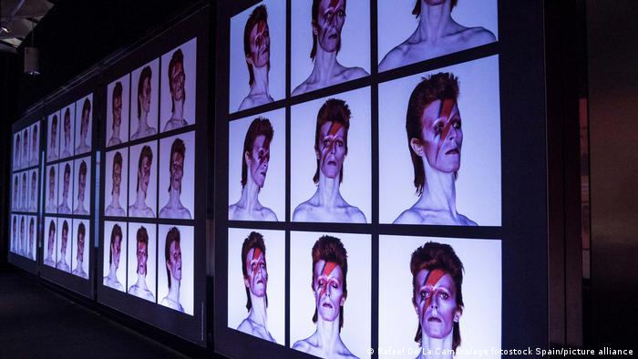 Imagen de la exposición Bowie by Duffy en Madrid.