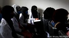 March 2, 2023**Trainee midwives attend a training class in Bamiyan, Afghanistan, March 2, 2023. A trainee midwife program has been spearheaded by the U.N. refugee agency (UNHCR) with a local NGO, where young women train for two years in the provincial capital hospital as midwives, after which they will return home to help the women in the community. When the roads are blocked of course there are no means of transportation, people even use donkeys to move the patients to the clinic centres, but sometimes there is not even the opportunity for that, said Mohammad Ashraf Niazi, the head of UNHCR's Bamiyan office. These students can help in each village, in each district with deliveries. REUTERS/Ali Khara SEARCH KHARA MIDWIVES FOR THIS STORY. SEARCH WIDER IMAGE FOR ALL STORIES.
