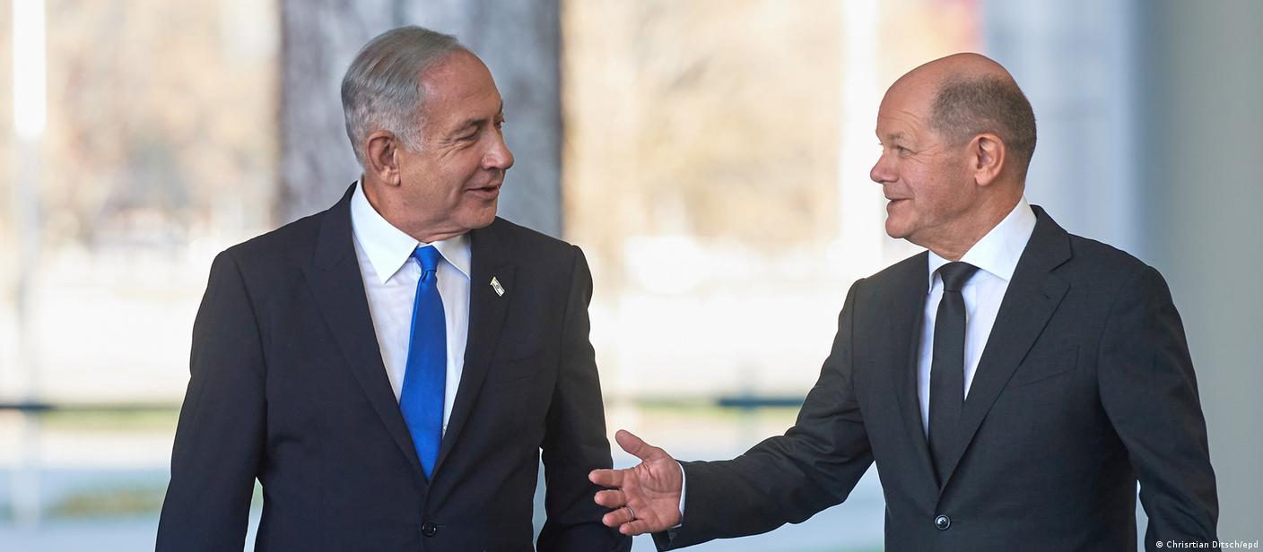 Scholz und Netanjahu geben Pressekonferenz in Berlin