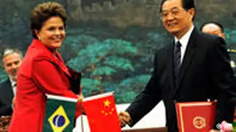 Dilma Rousseff und Hu Jintao in China