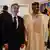 US Secretary of State Antony Blinken poses for a photograph with Nigerien President Mohamed Bazoum during their meeting at the presidential palace in Niamey, Niger