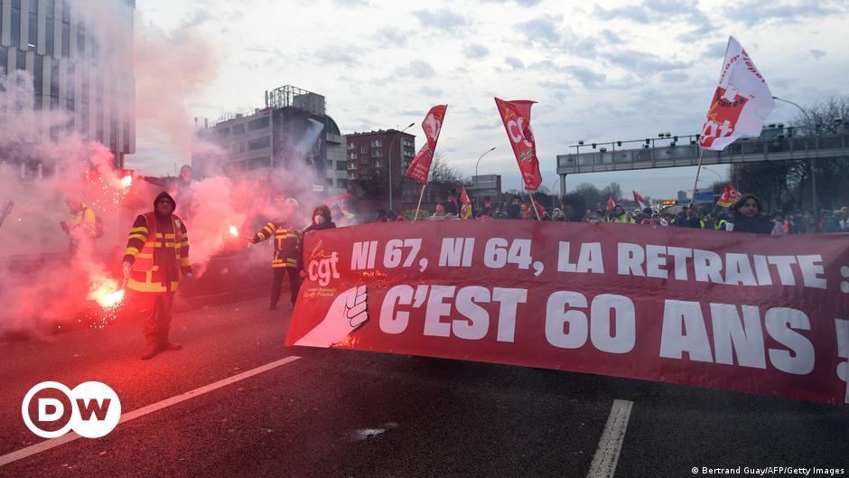 Proteste nach Beschlüssen zu Rentenreform in Frankreich