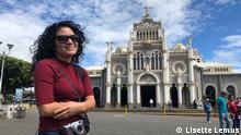 El Salvador Lissette Lemus, eine salvadorianische Journalistin, die an dem Projekt Cambia La Historia der DW Akademie teilnahm