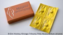 In this 2018 photo, mifepristone and misoprostol pills are provided at a Carafem clinic for medication abortions in Skokie, Illinois. (Erin Hooley/Chicago Tribune/TNS/ABACAPRESS.COM - NO FILM, NO VIDEO, NO TV, NO DOCUMENTARY