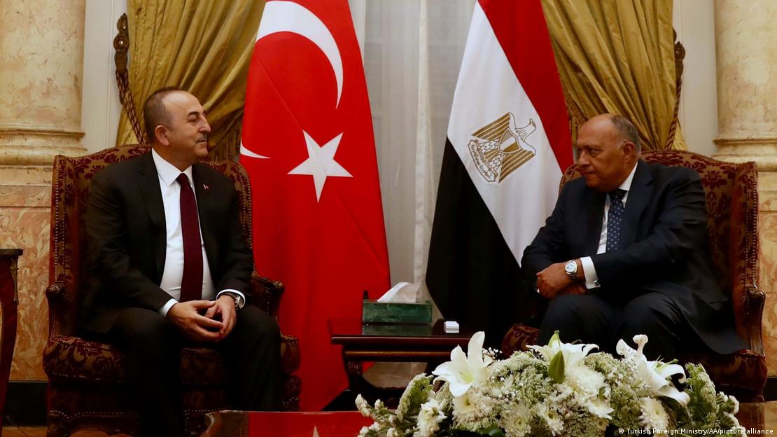 Eski Dışişleri Bakanı Mevlüt Çavuşoğlu ve Mısırlı mevkidaşı Samih Şukri