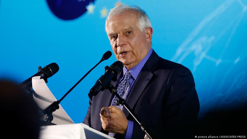 歐盟外交與安全事務高級代表博雷爾（Josep Borrell）表示，中歐關系將取決於北京的行動