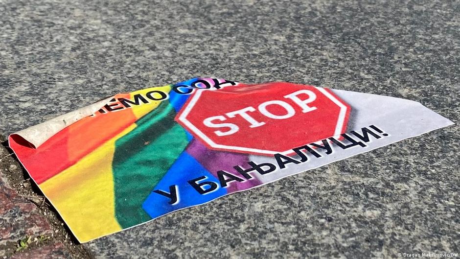 Napad na LGBTI skup u Banja Luci - zastava na tlu