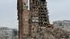 Un edificio destruido en Mariúpol. Un edificio destruido en Mariúpol.