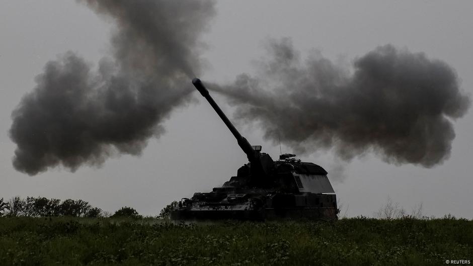 Oklopna haubica 2000 nemačke proizvodnje na frontu u Ukrajini