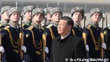 去年三月，中国党和国家领导人习近平访问莫斯科。