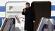 Xi tras arribar a Rusia. Xi tras arribar a Rusia.